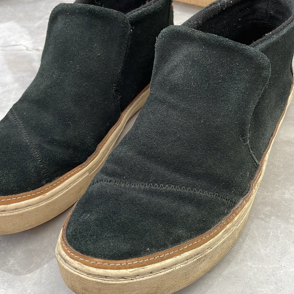 Women's TOMS Paxton Suede Slip On Shoe With Tassel Size 8 - Picture 5 of 12